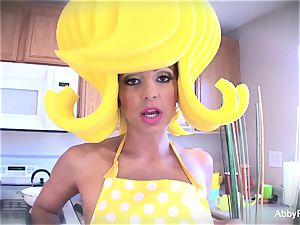 animation fashion Abigail Mac getting off in the kitchen