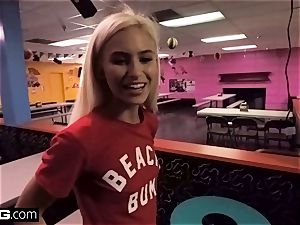 lil' teenage Kiara goes from skating rink to deep throating spear